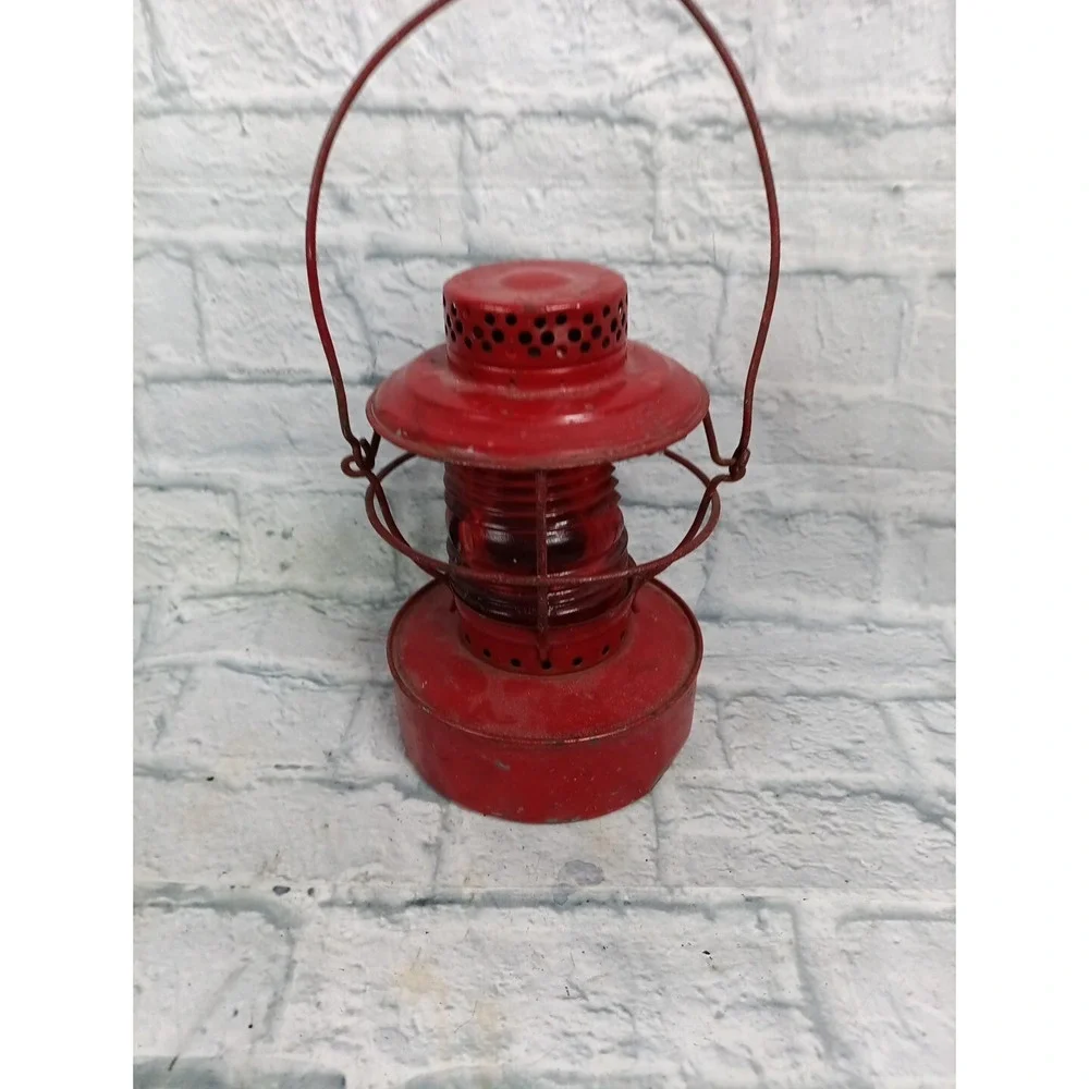 Vintage Handlan Red Railroad Lantern